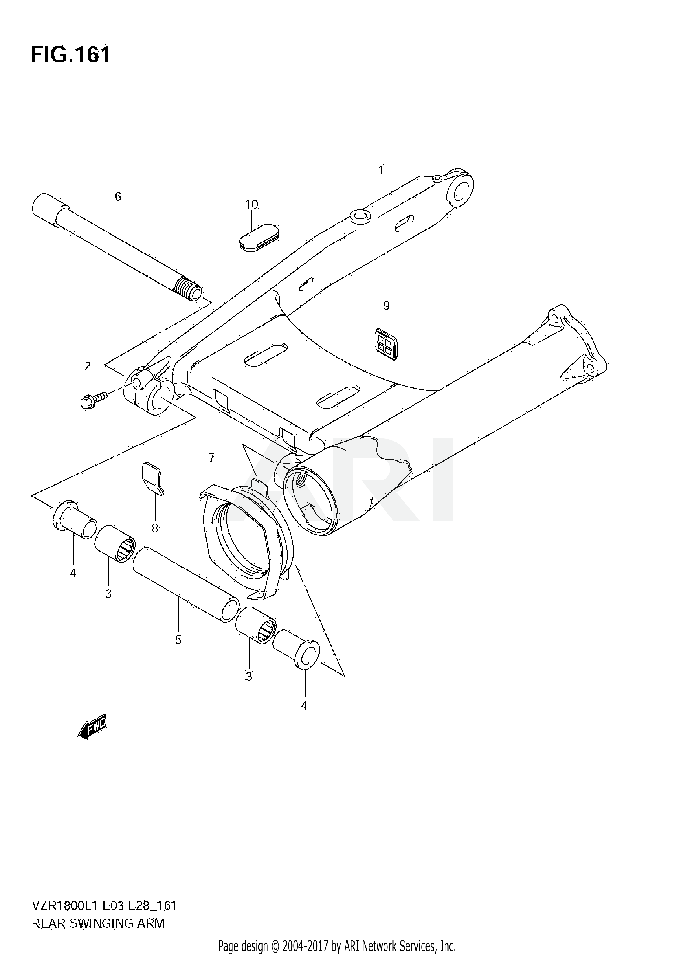 REAR SWINGING ARM