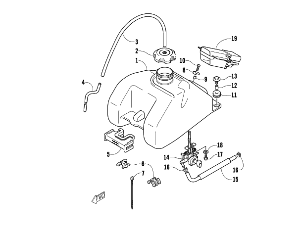 GAS TANK ASSEMBLY