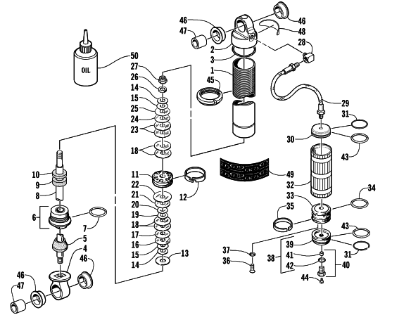 FRONT SUSPENSION SHOCK ABSORBER