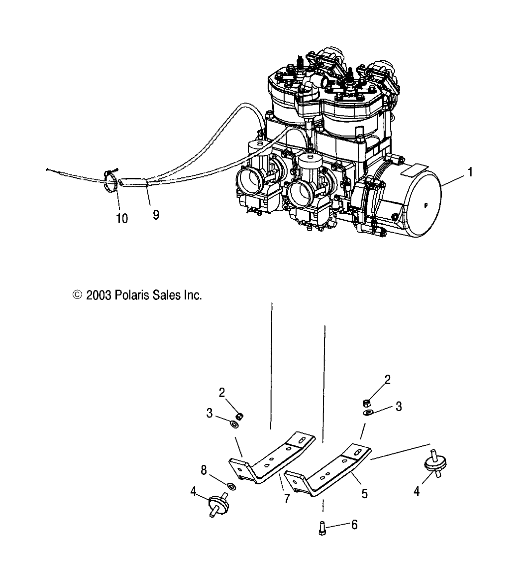 ENGINE MOUNTING - S04NX4CS/CE (4988778877C05)