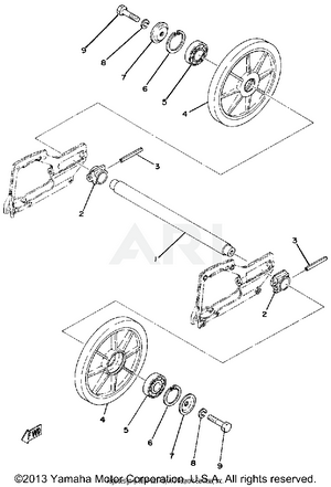 REAR AXLE - WHEEL