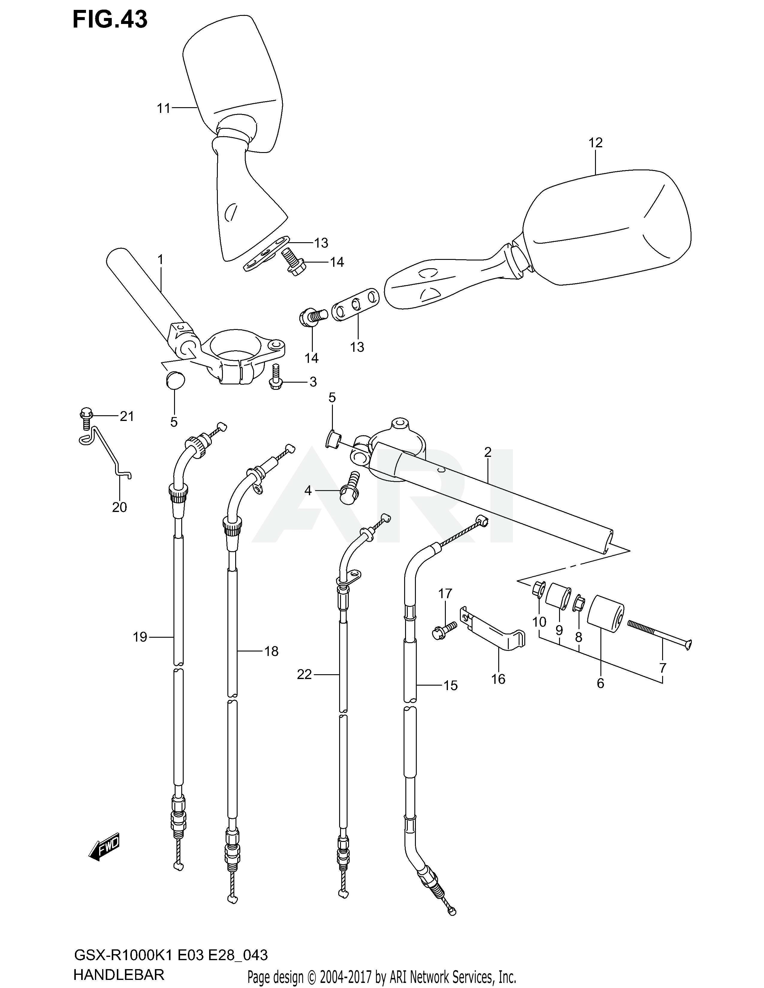 HANDLEBAR (MODEL K1)