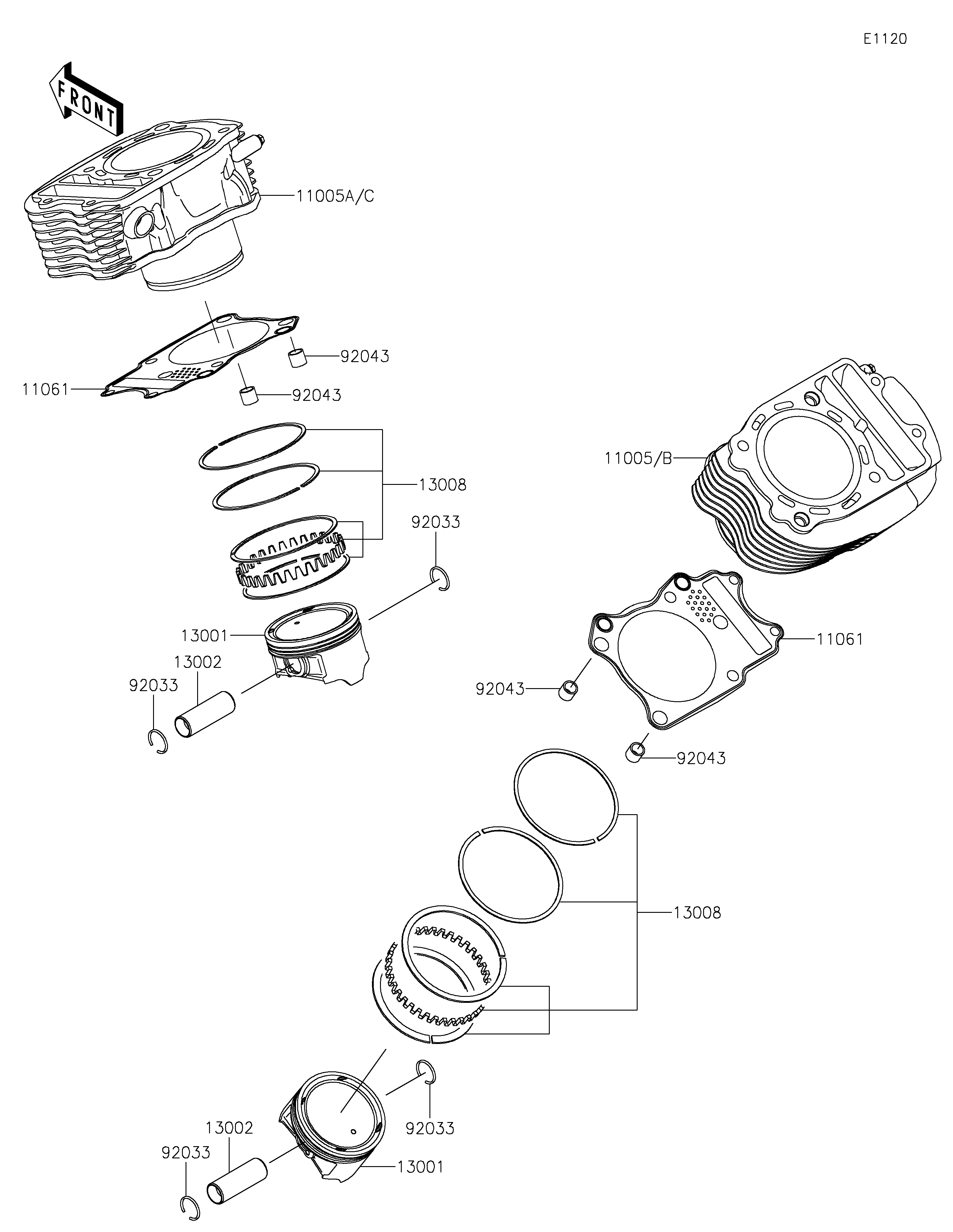 Cylinder/Piston(s)