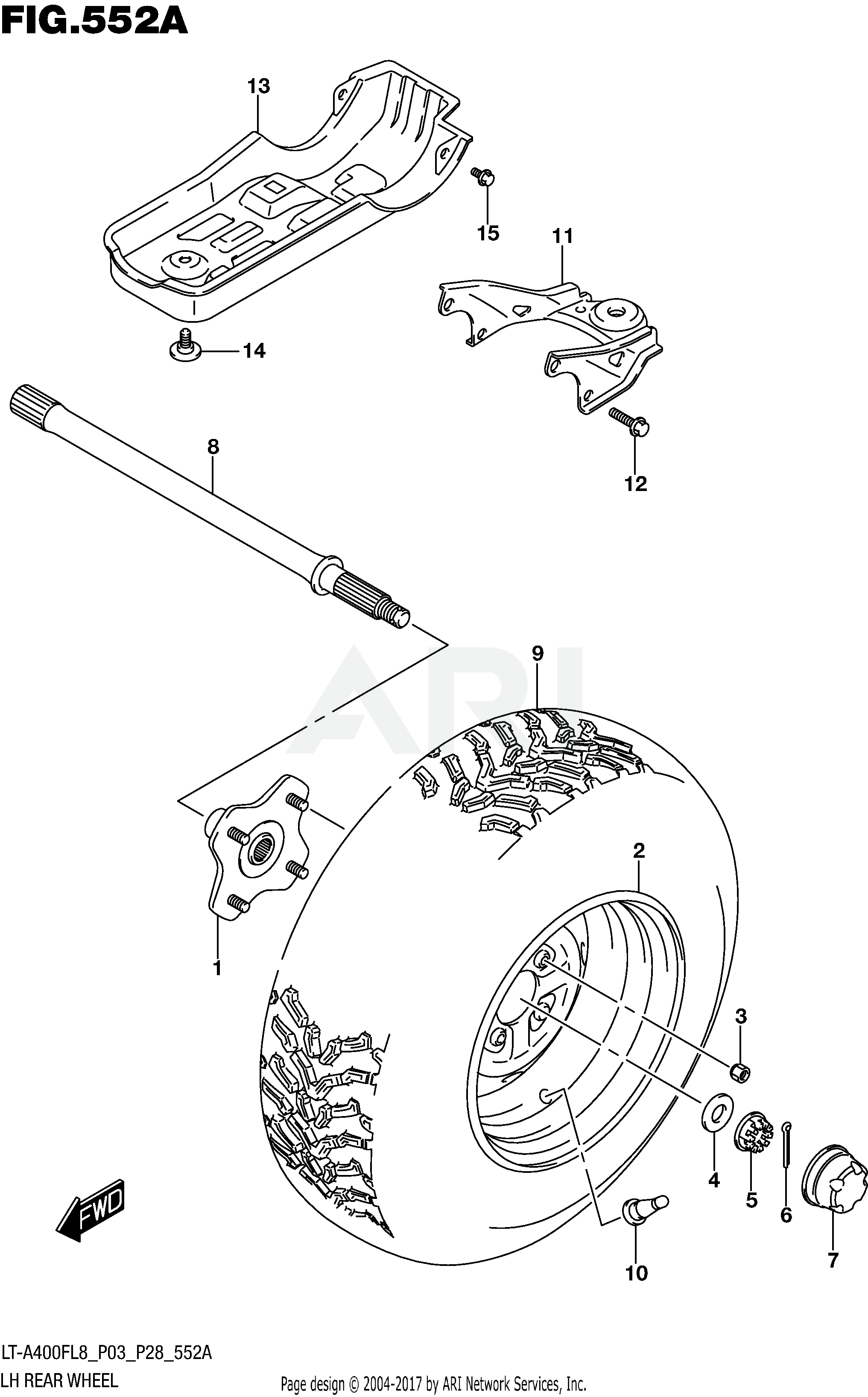 LH REAR WHEEL