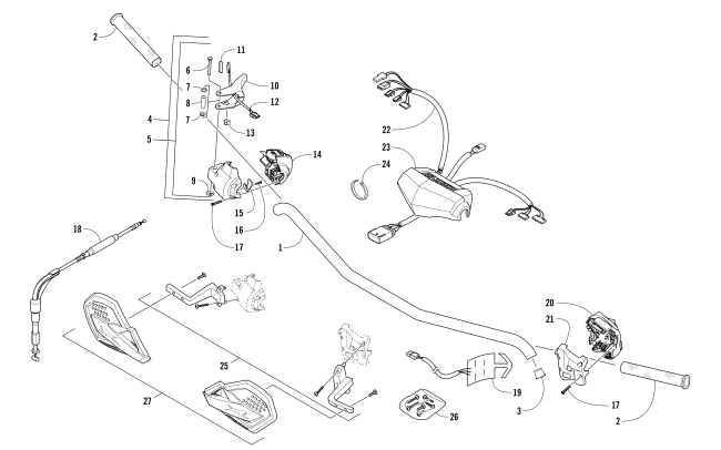 HANDLEBAR AND CONTROLS