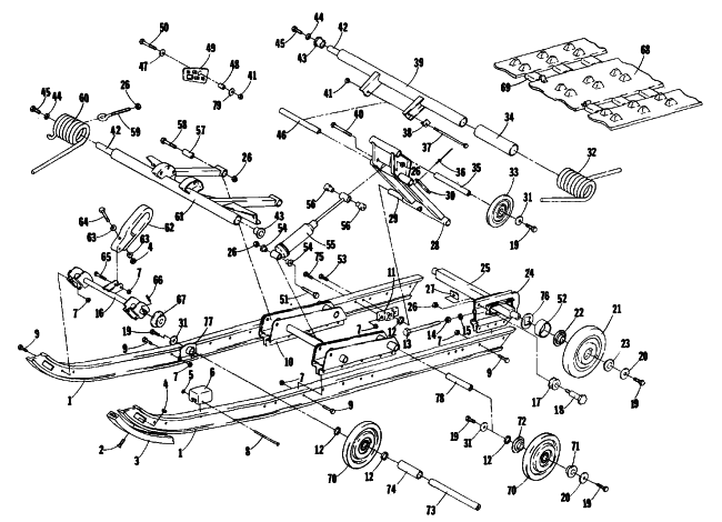 UNDERCARRIAGE AND TRACK