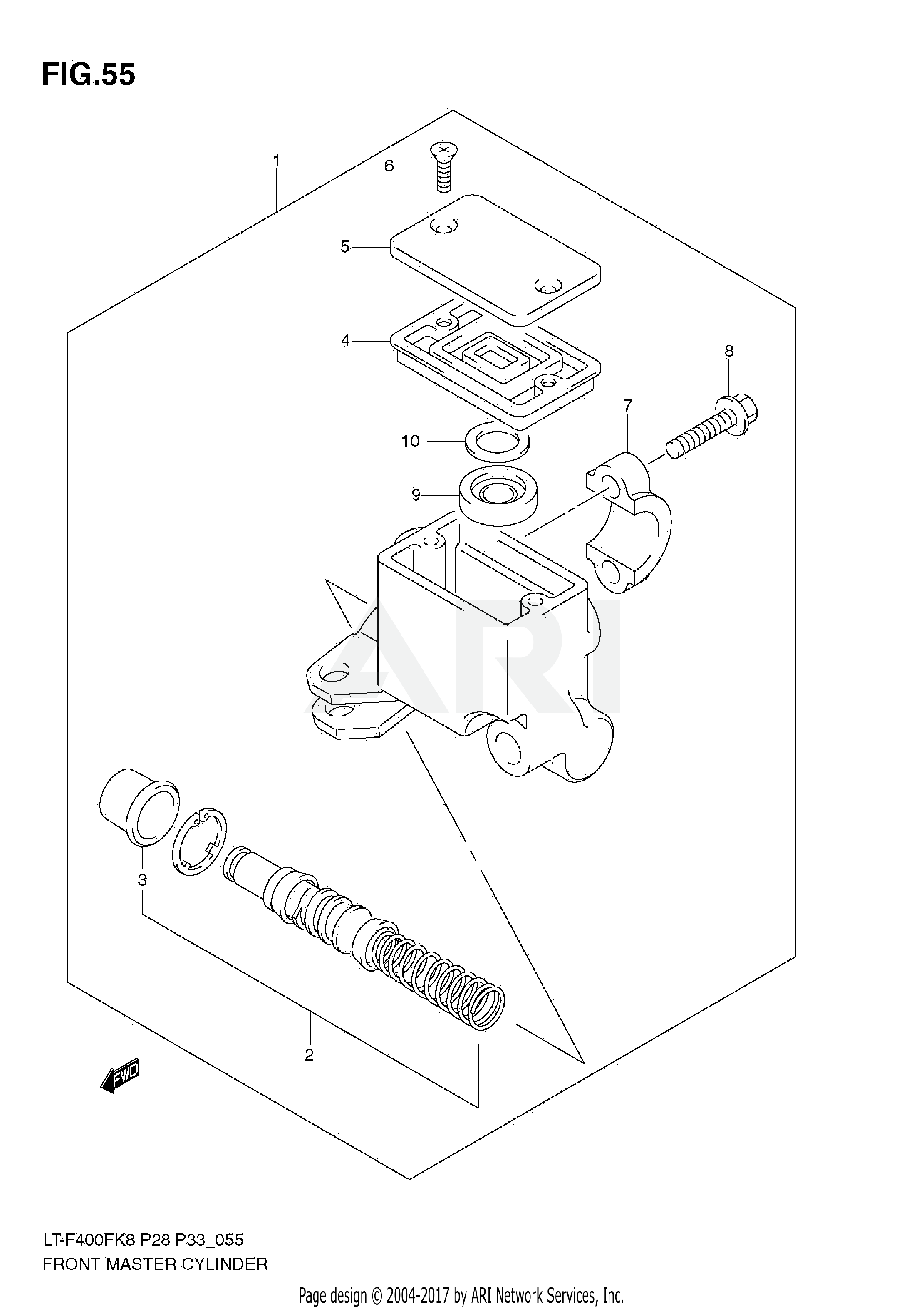 FRONT MASTER CYLINDER