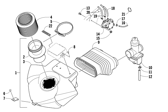 AIR SILENCER ASSEMBLY