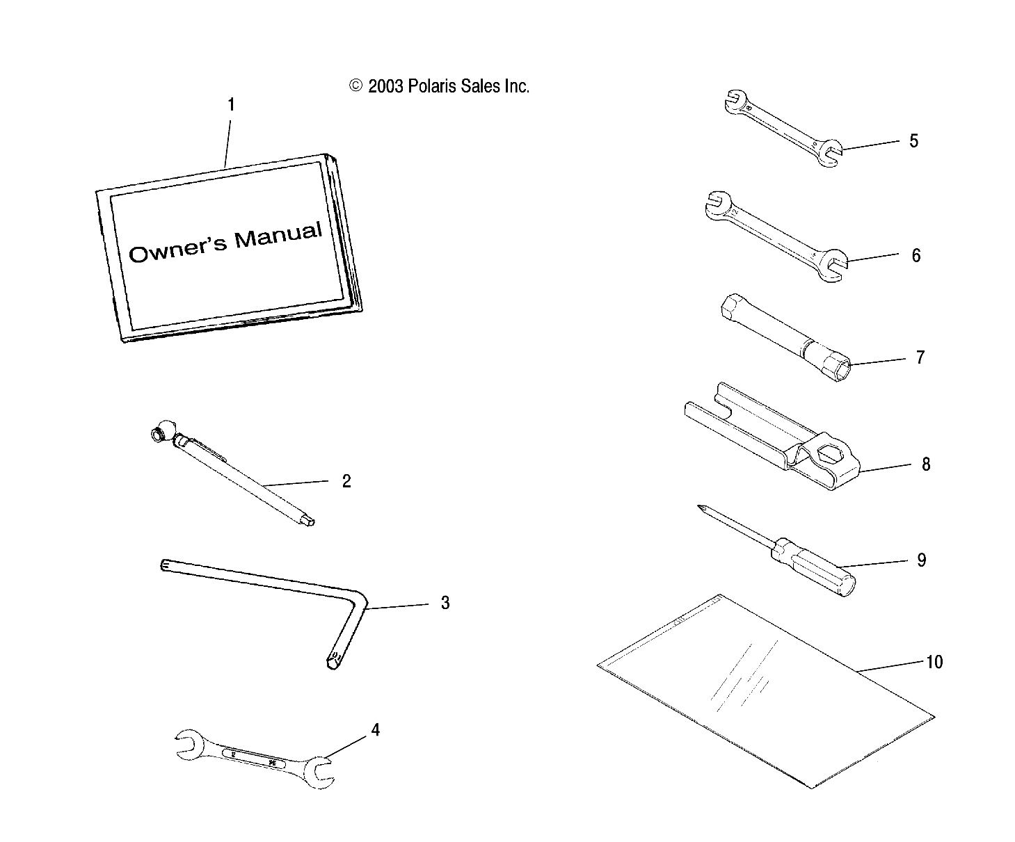 TOOL KIT - A05CL50AA (4995019501E03)