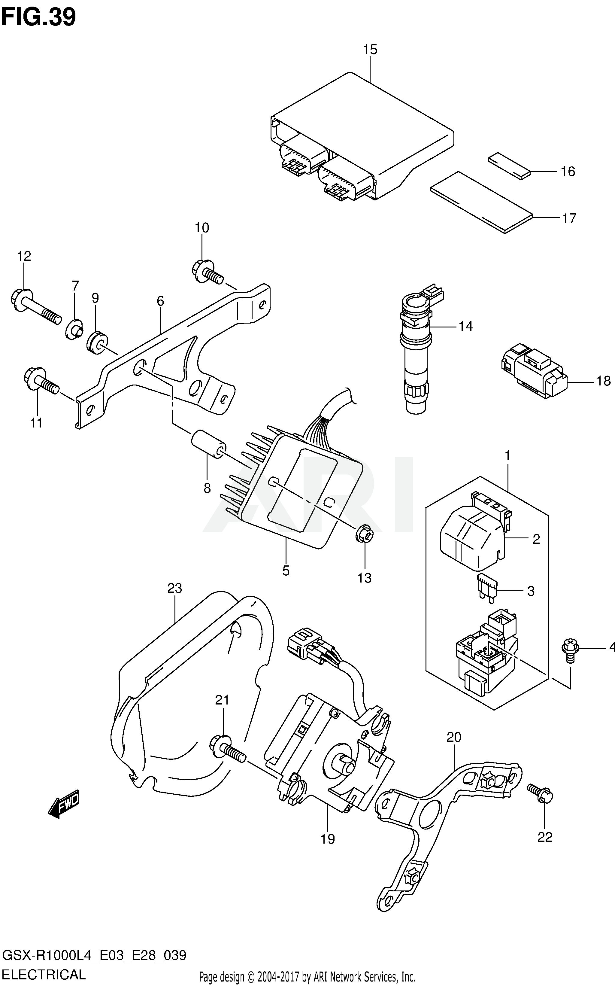 ELECTRICAL (GSX-R1000L4 E03)