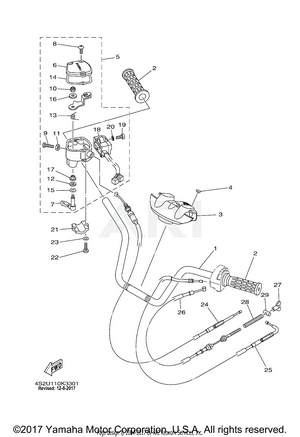 STEERING HANDLE CABLE