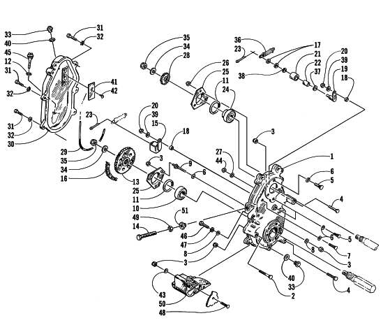 DRIVE/DROPCASE ASSEMBLY