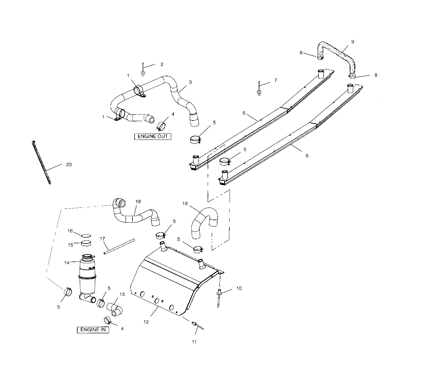 COOLING SYSTEM - S02ND4BS (4970417041B005)