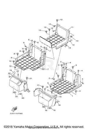 STAND FOOTREST 2