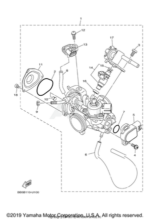 THROTTLE BODY ASSY 1