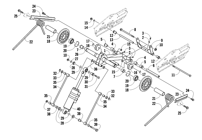 REAR SUSPENSION REAR ARM ASSEMBLY