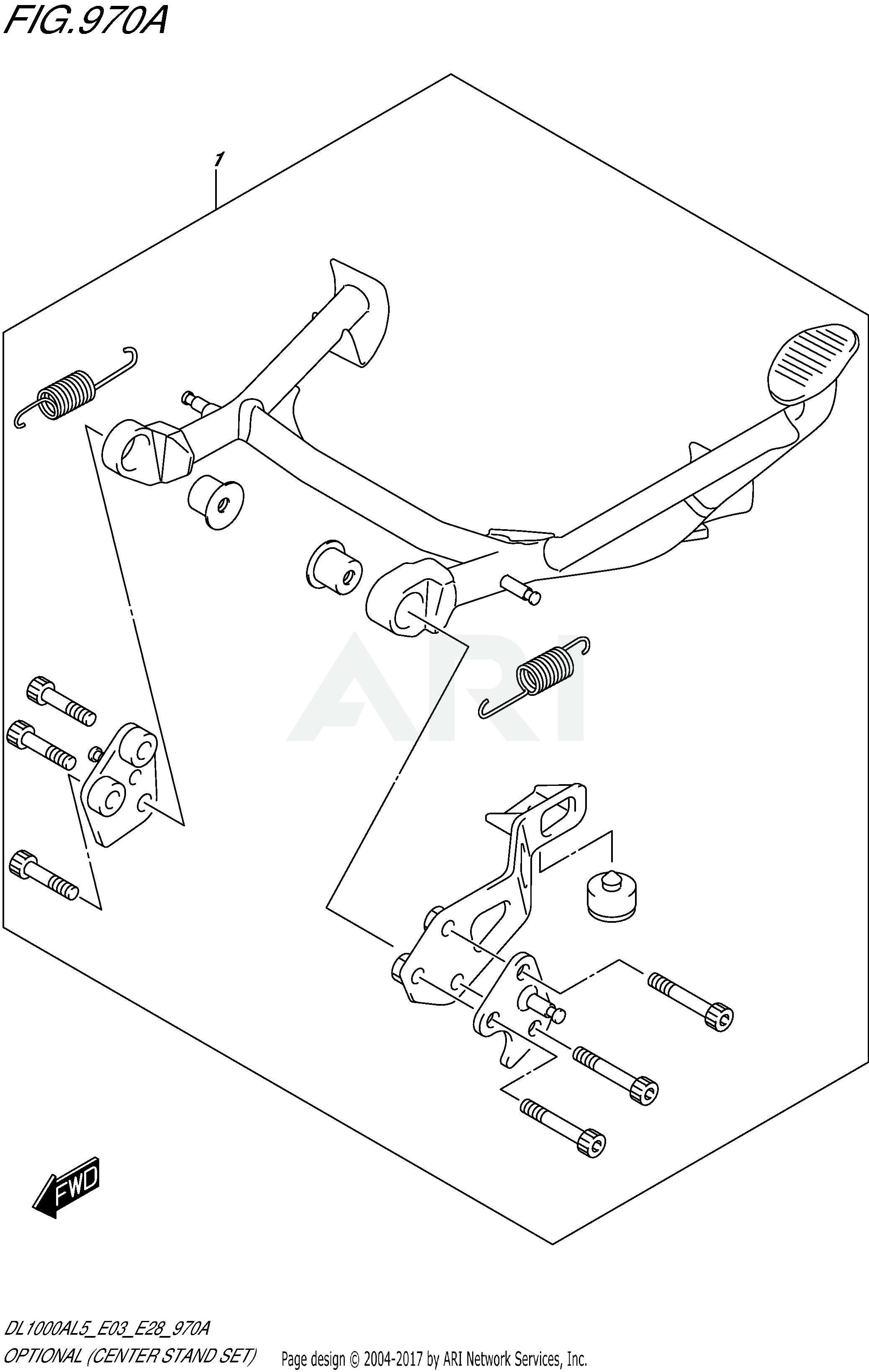 OPTIONAL (CENTER STAND SET)