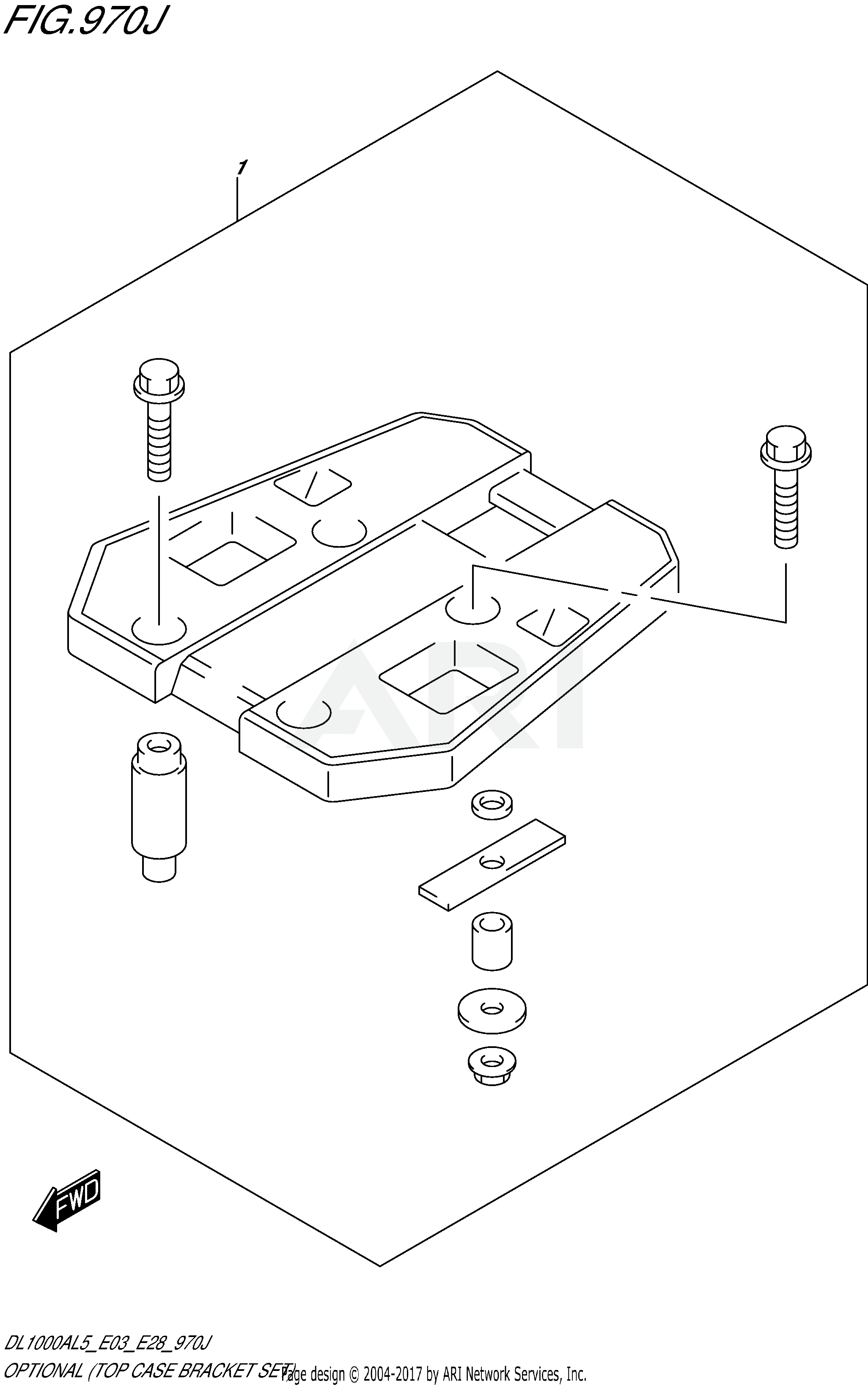 OPTIONAL (TOP CASE BRACKET SET)