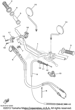 STEERING HANDLE CABLE