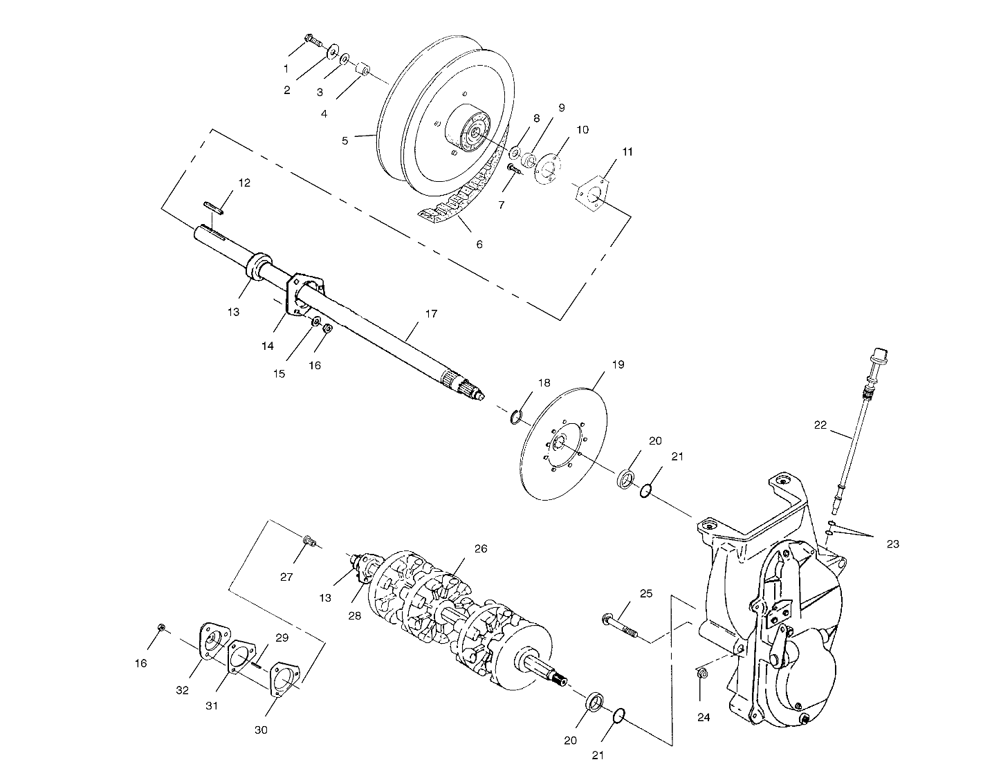 DRIVE TRAIN - S01ST6ES (4960836083B009)