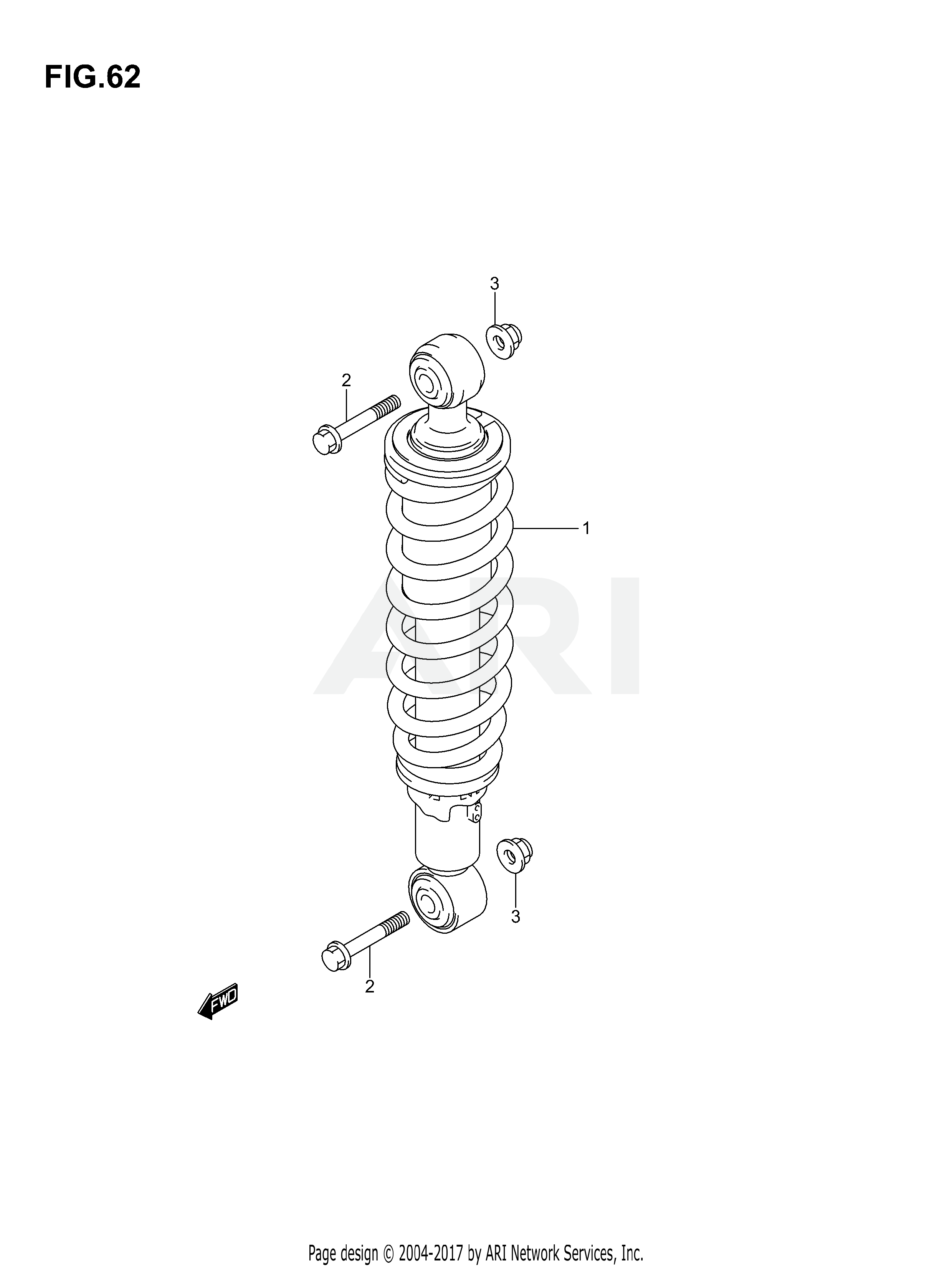 REAR SHOCK ABSORBER