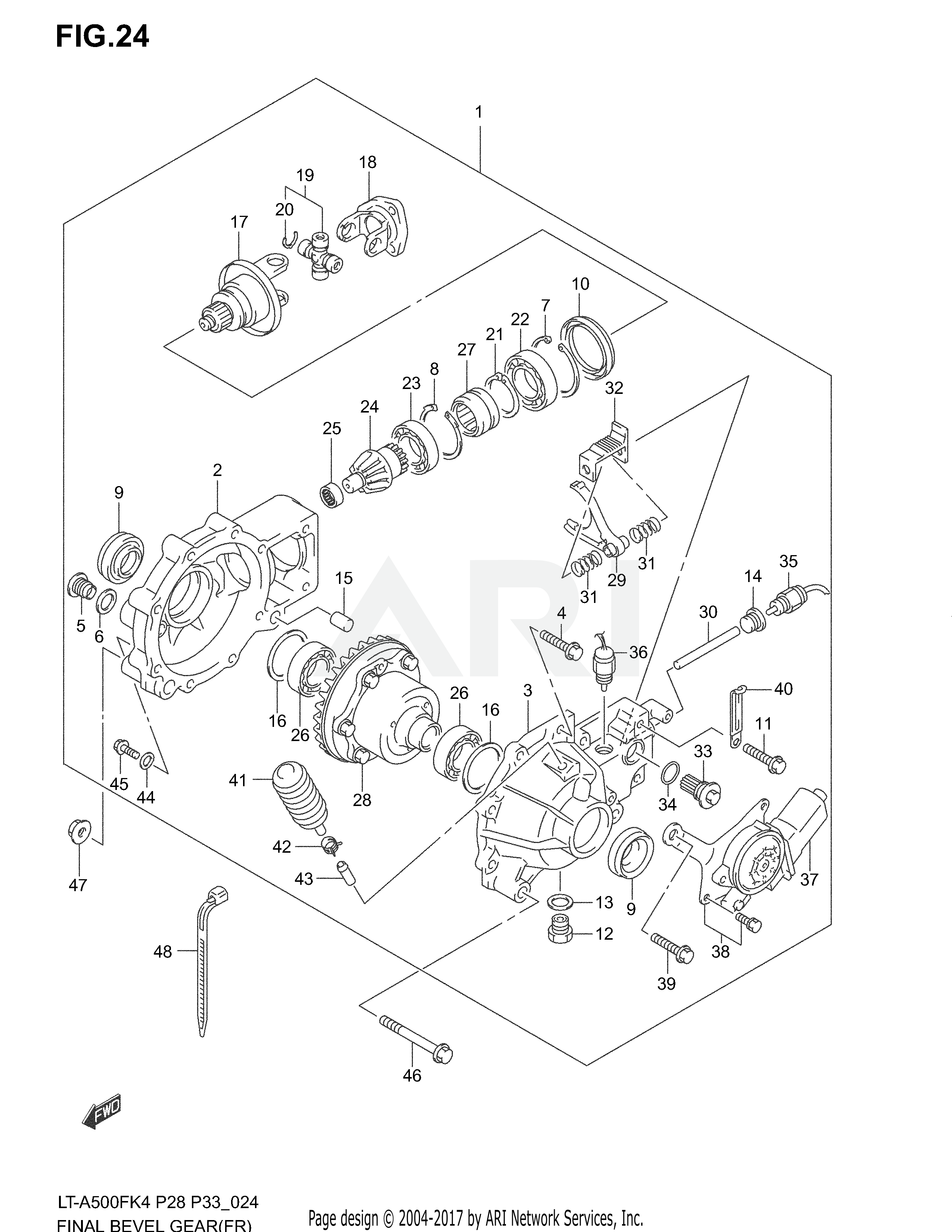 FINAL BEVEL GEAR (FRONT)