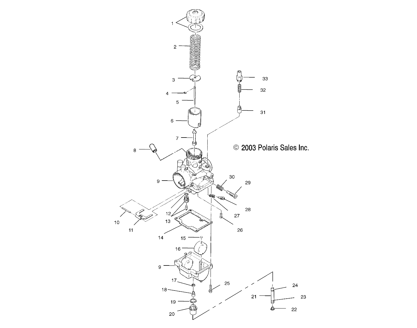 CARBURETOR - S04NT3AS/AE (4988718871C11)