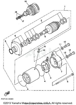 STARTING MOTOR