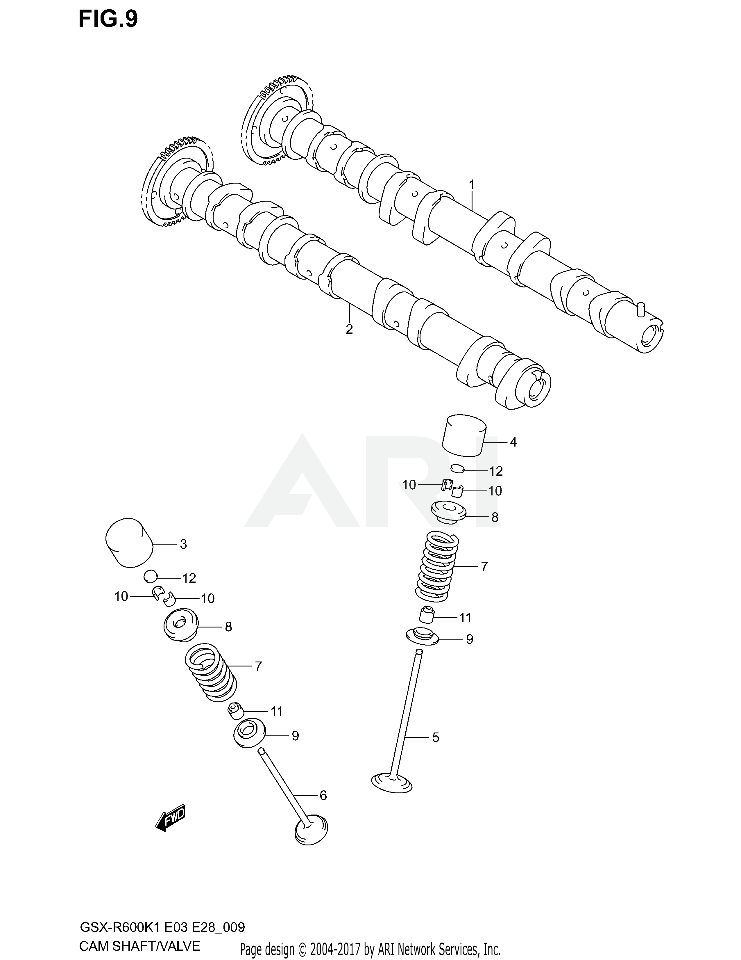 CAM SHAFT - VALVE