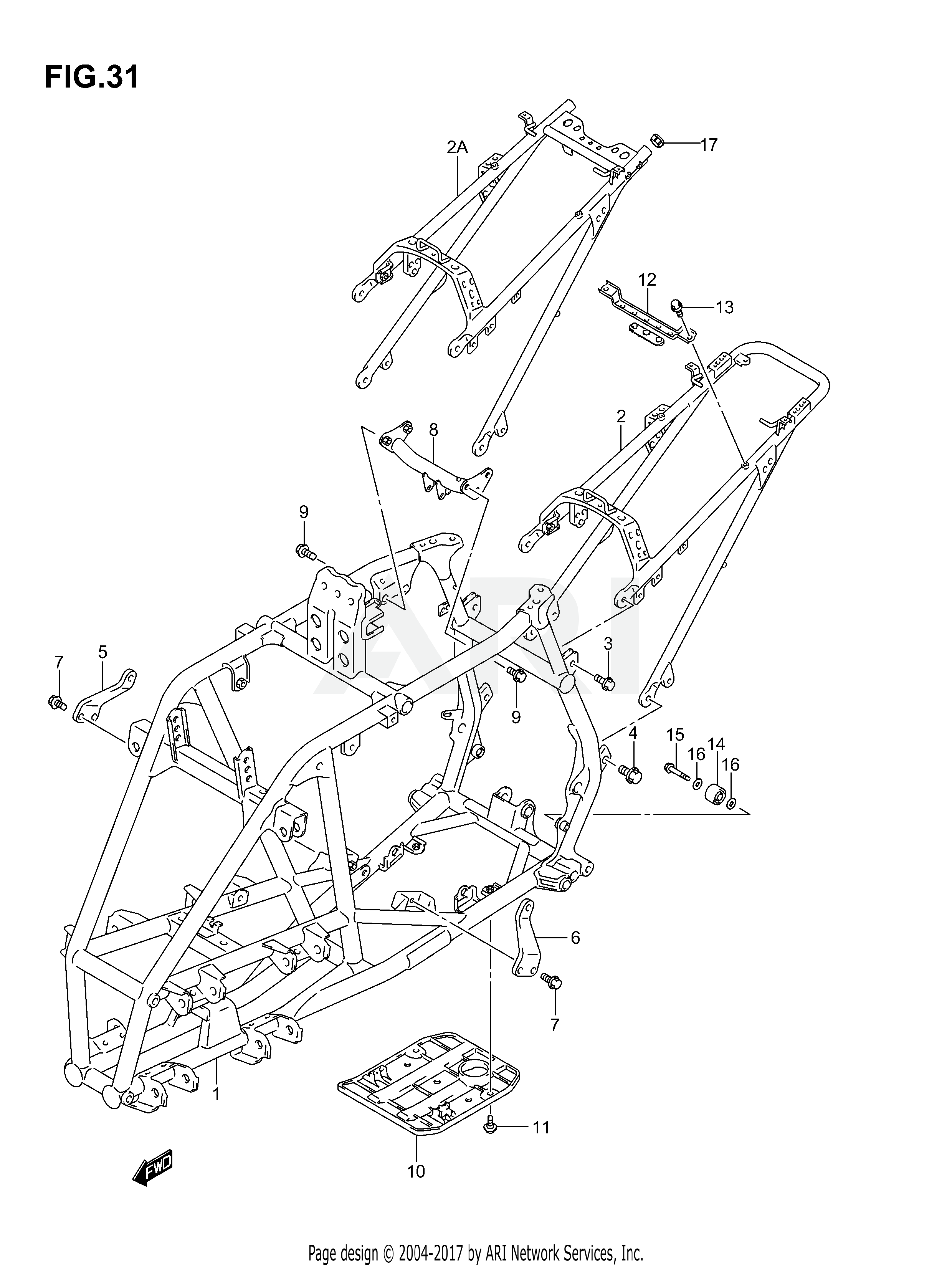 FRAME (MODEL K3/K4)