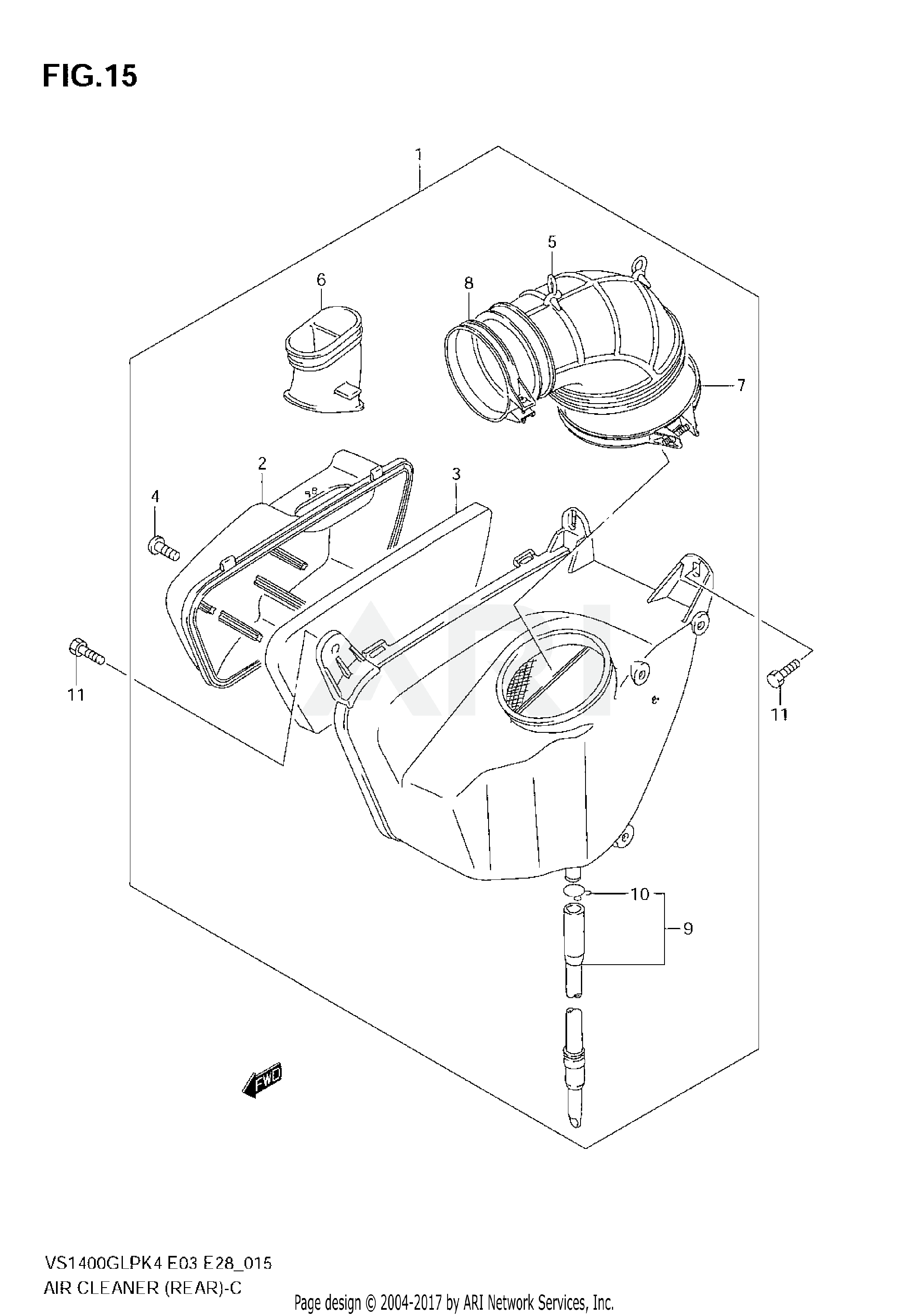 AIR CLEANER (REAR)