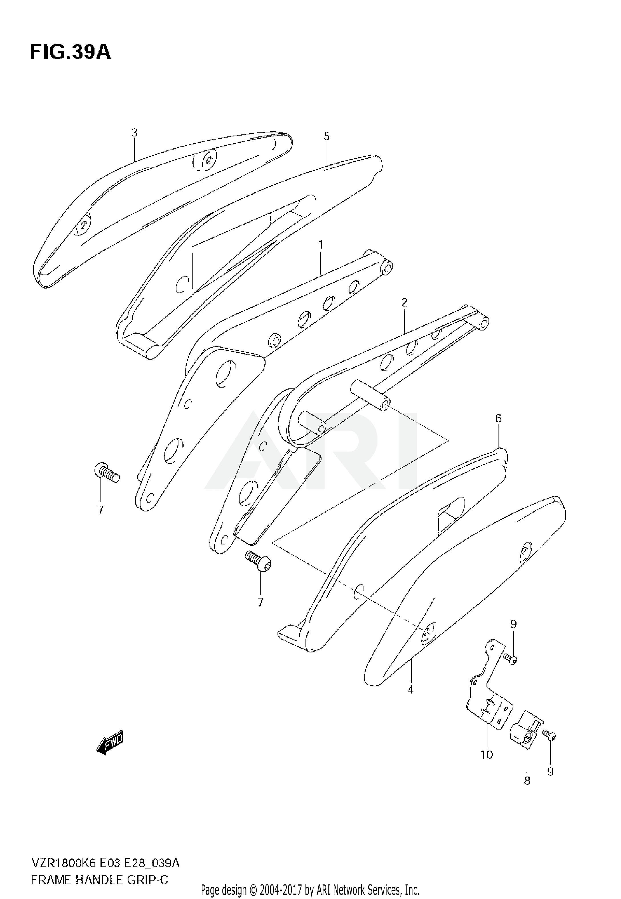 FRAME HANDLE GRIP (VZR1800K8/ZK8/K9)