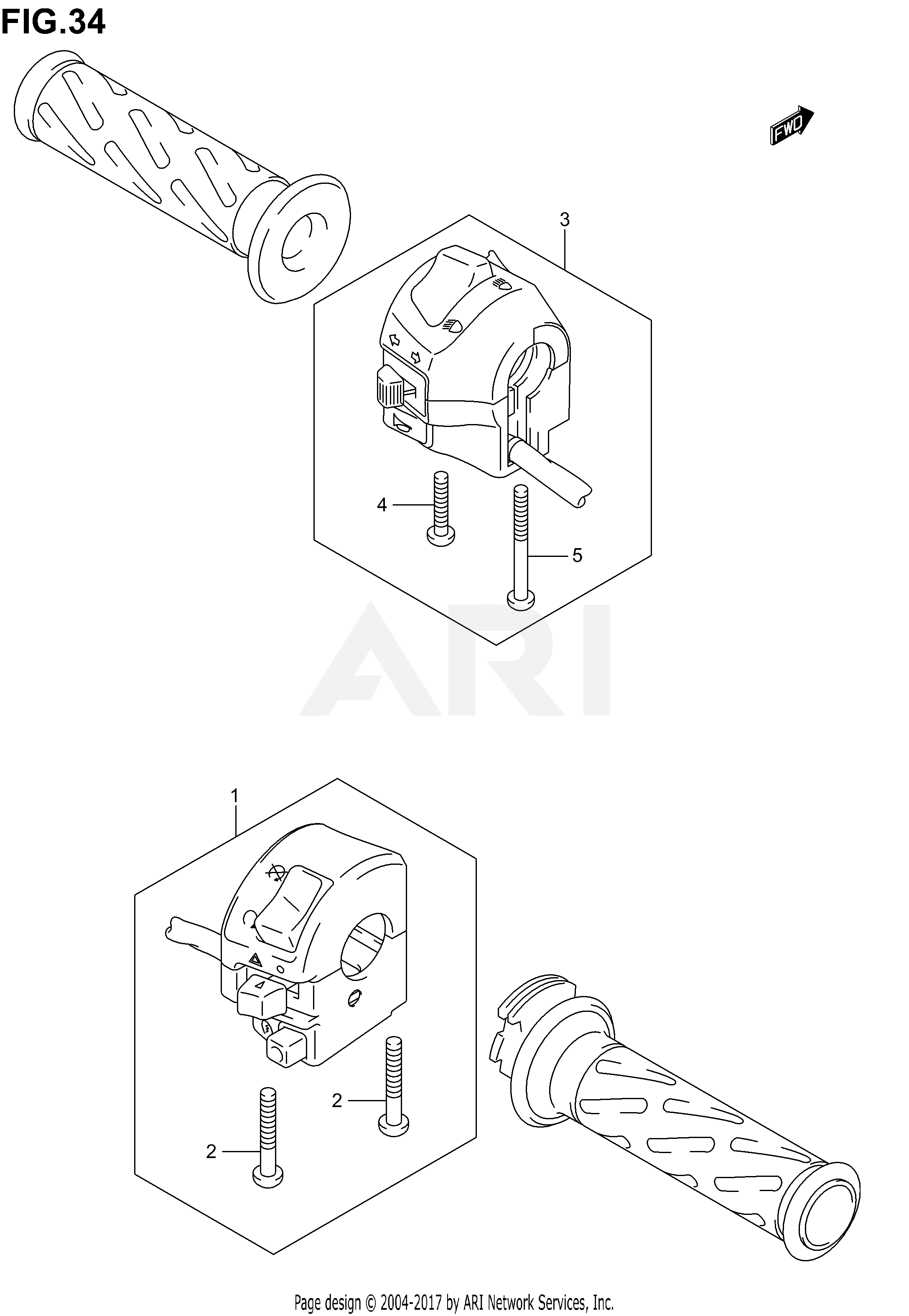 HANDLE SWITCH (SV1000SK3/SK4/SK5)