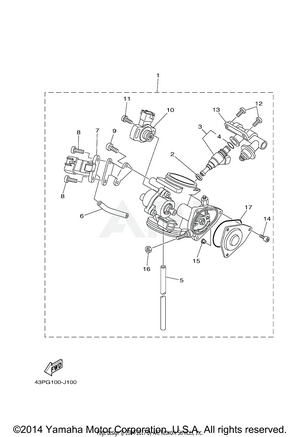 THROTTLE BODY ASSY 1