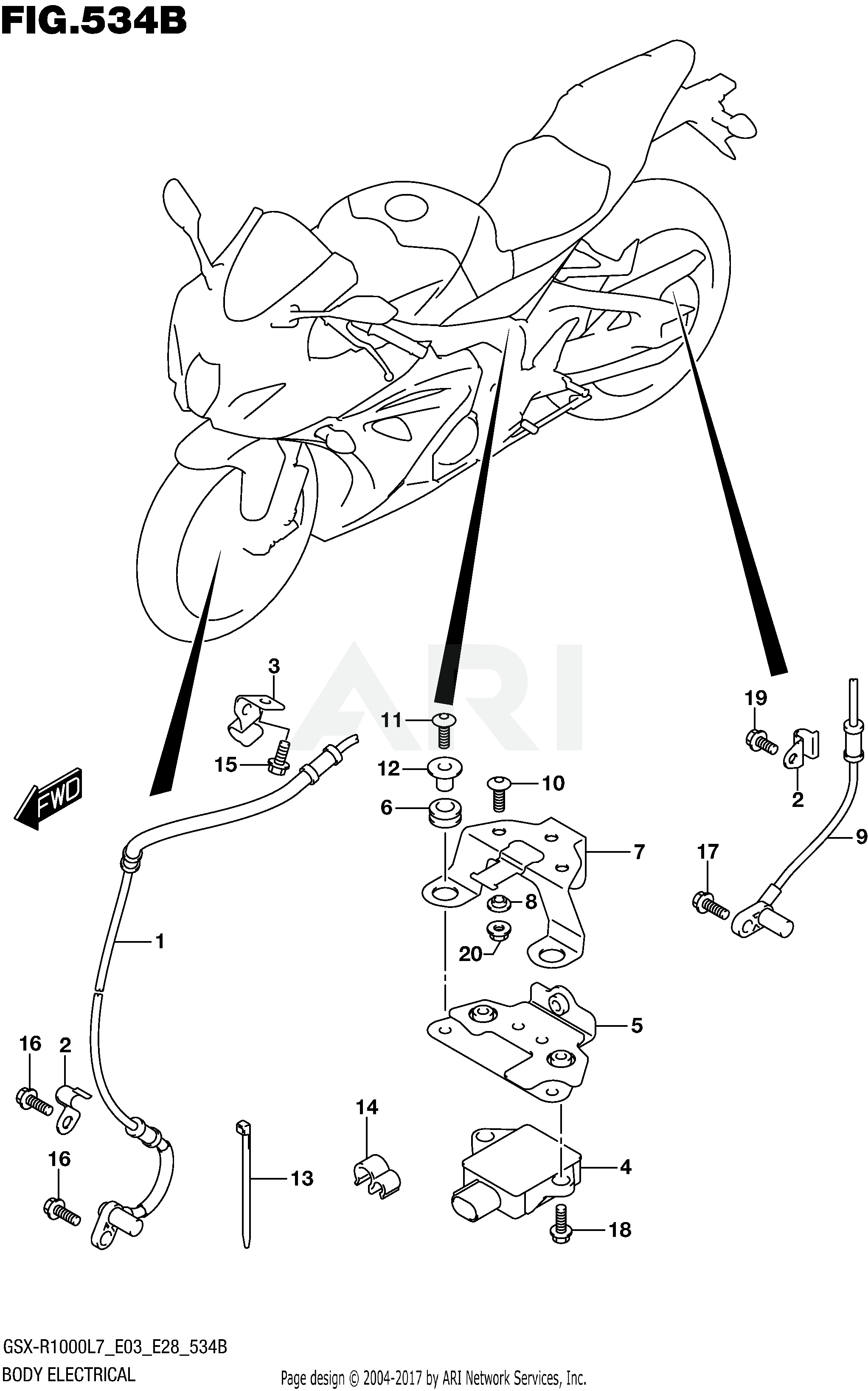 BODY ELECTRICAL (GSX-R1000L7 E28)