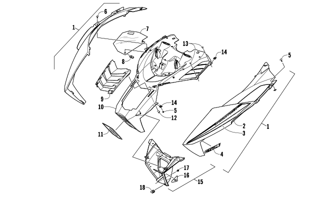 HOOD AND AIR INTAKE ASSEMBLY