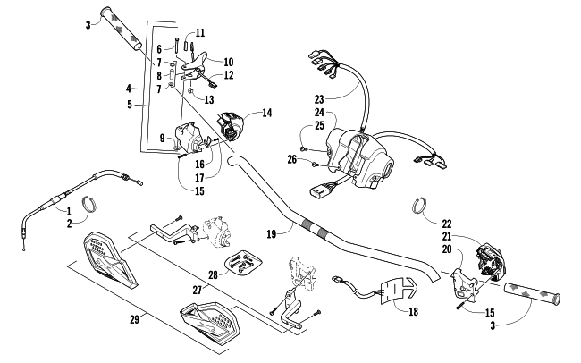 HANDLEBAR AND CONTROLS