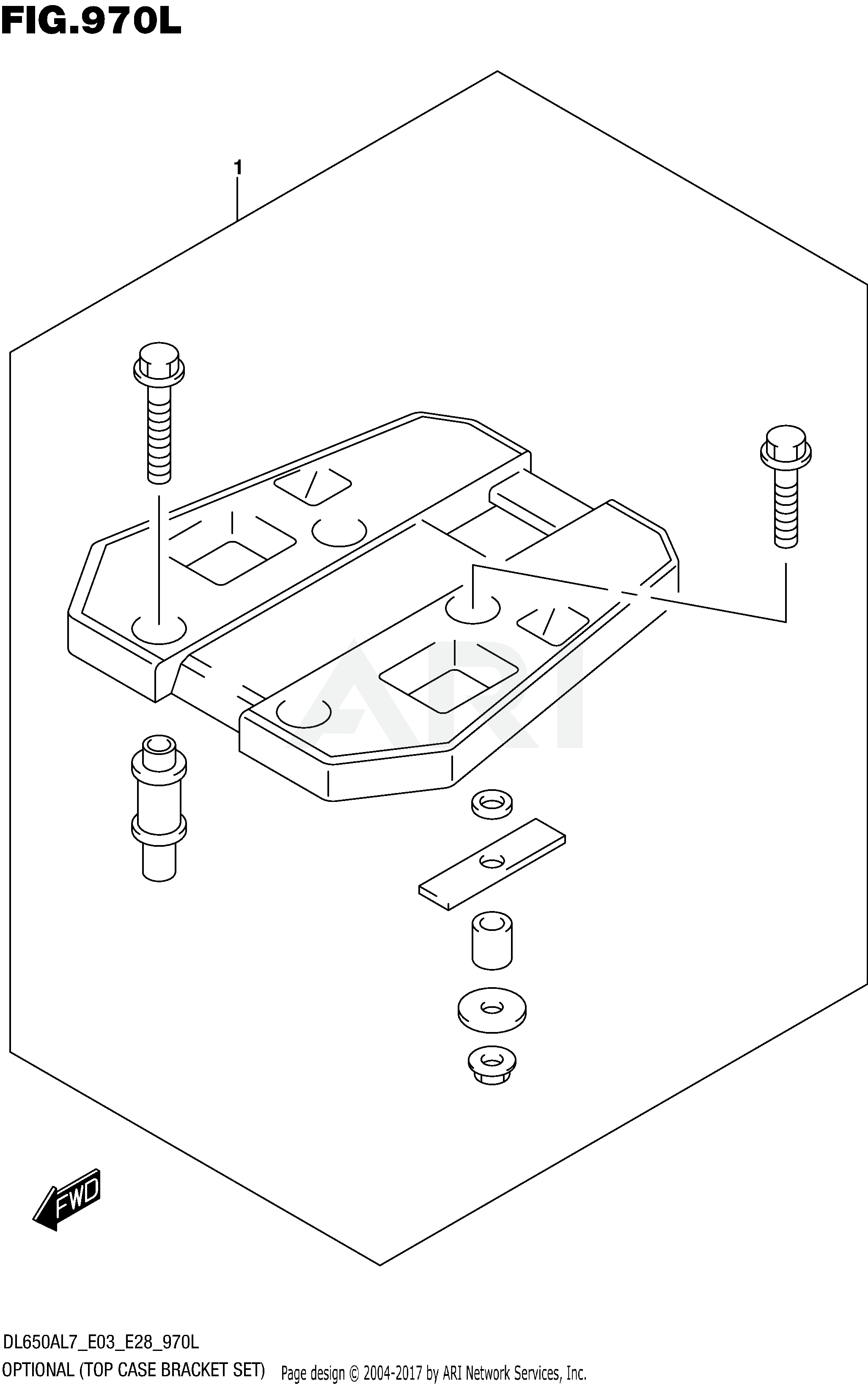 OPTIONAL (TOP CASE BRACKET SET)