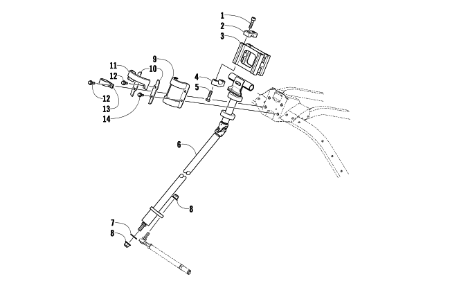 STEERING POST ASSEMBLY