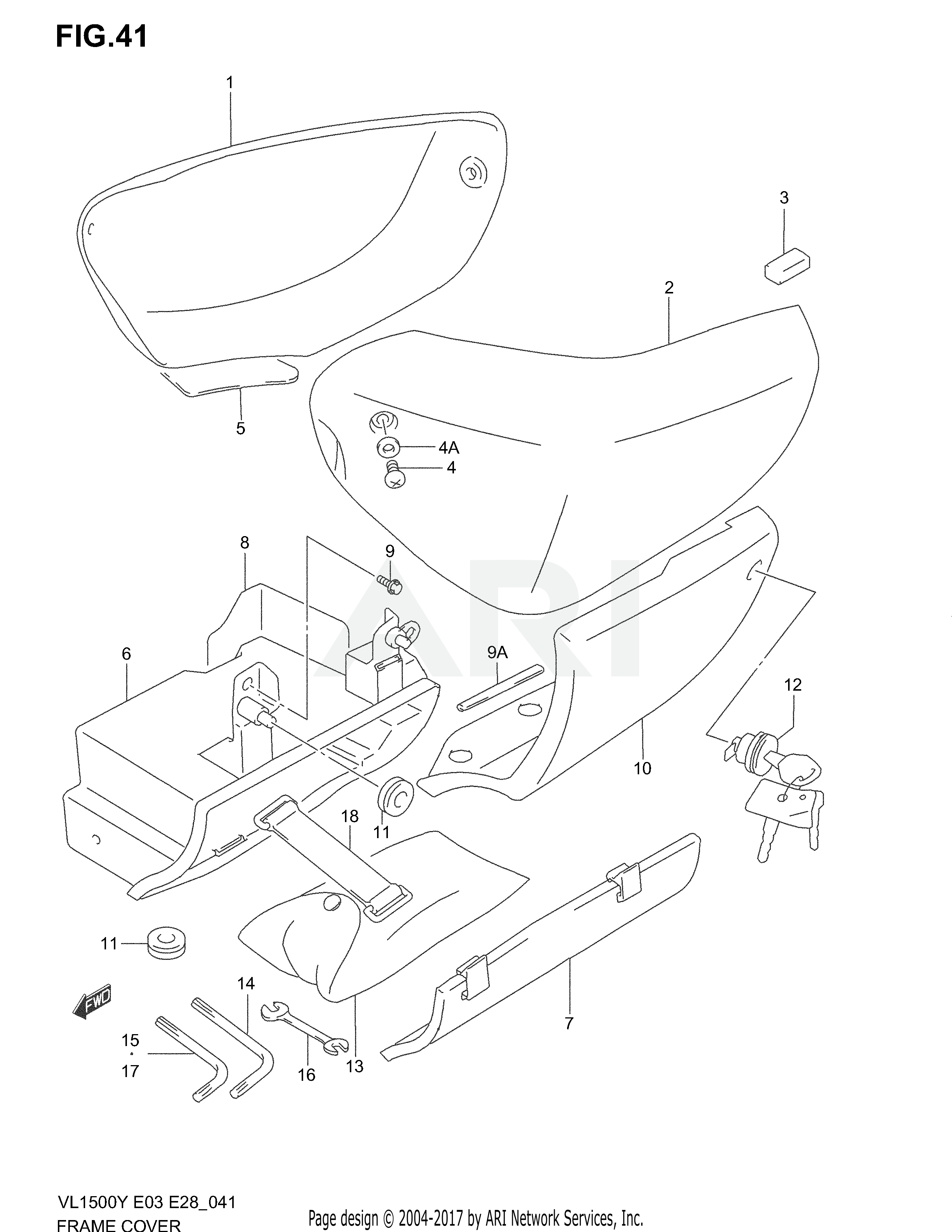 FRAME COVER (MODEL W/X)