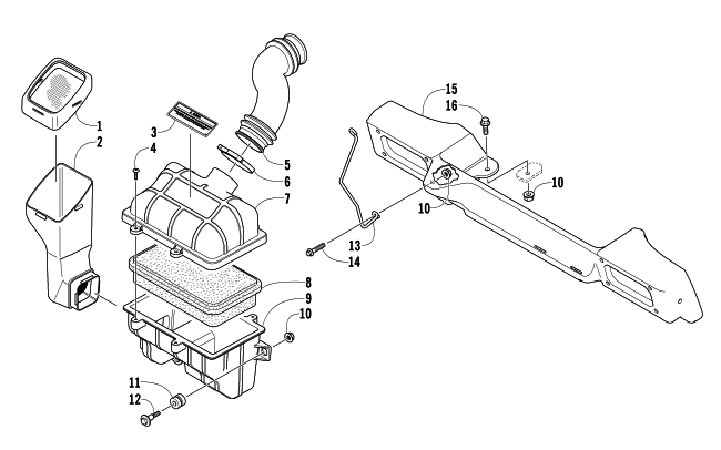 AIR SILENCER ASSEMBLY