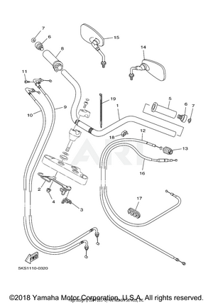 STEERING HANDLE CABLE