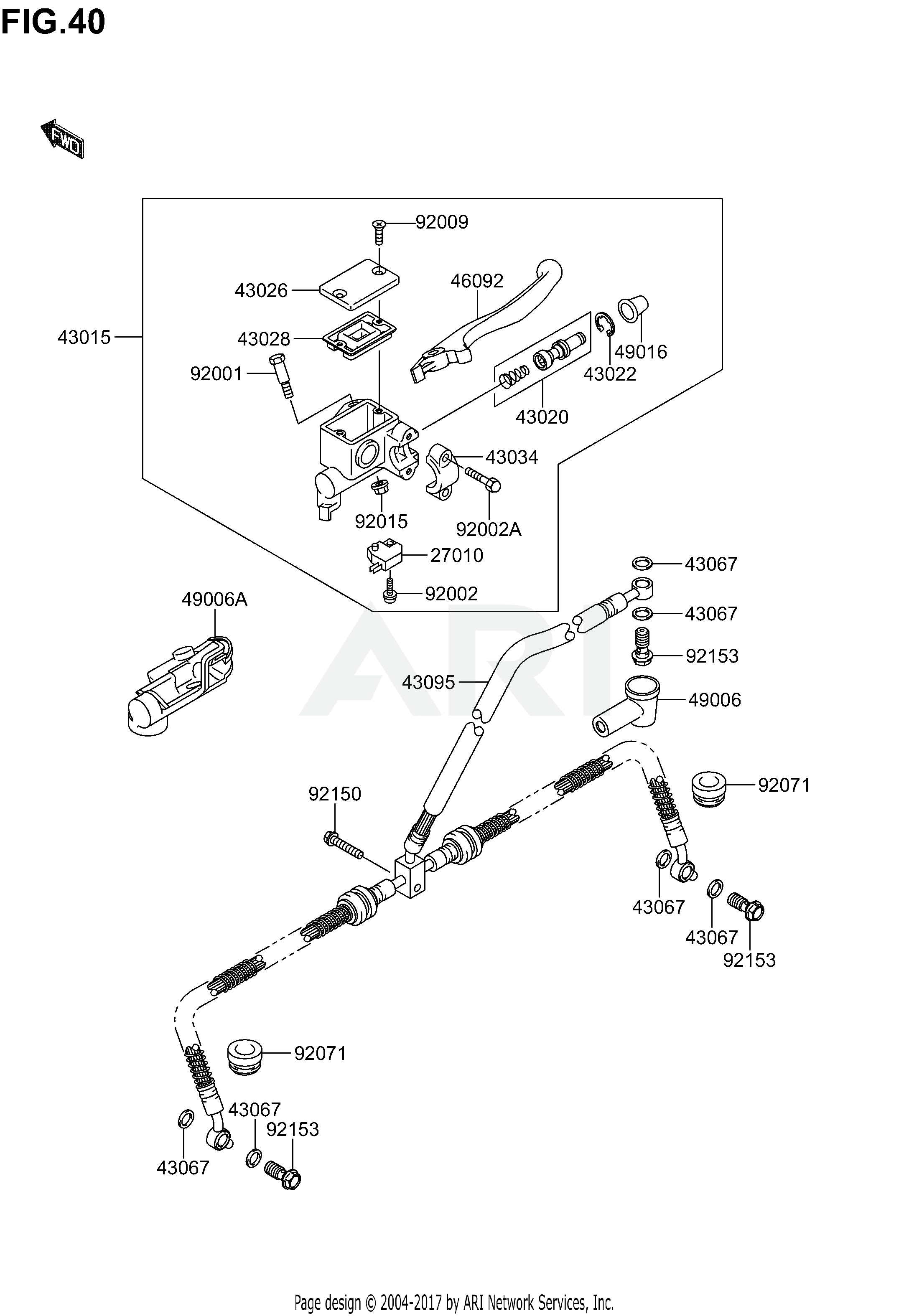 FRONT MASTER CYLINDER