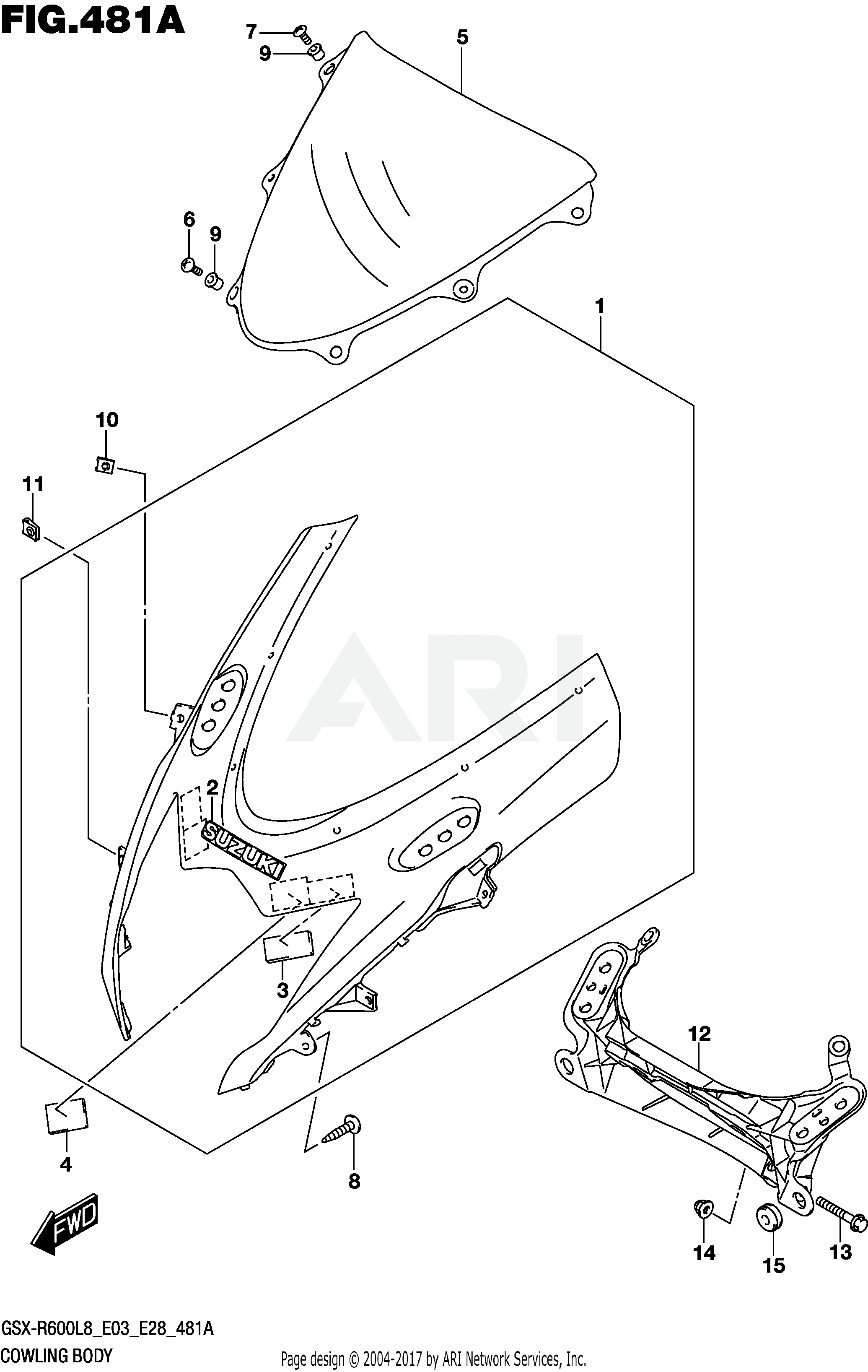 COWLING BODY