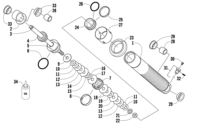 FRONT SUSPENSION SHOCK ABSORBER