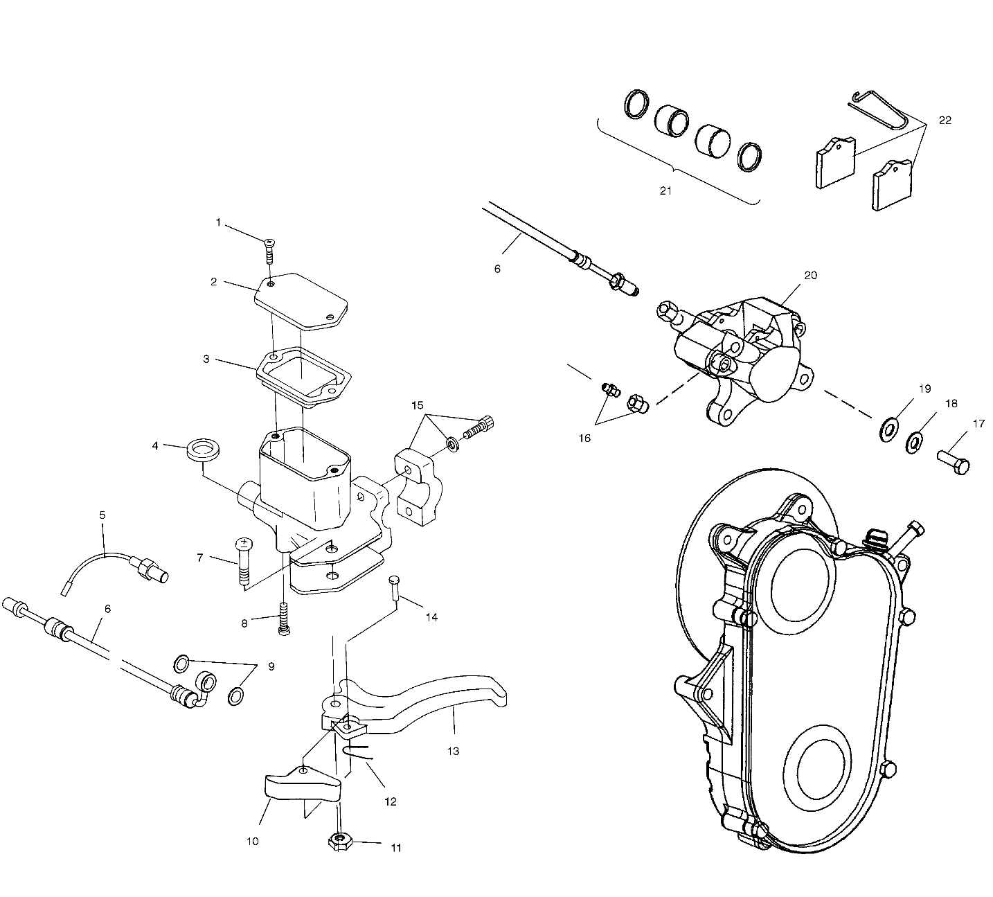 BRAKE - S01NX4FS (4961626162A012)