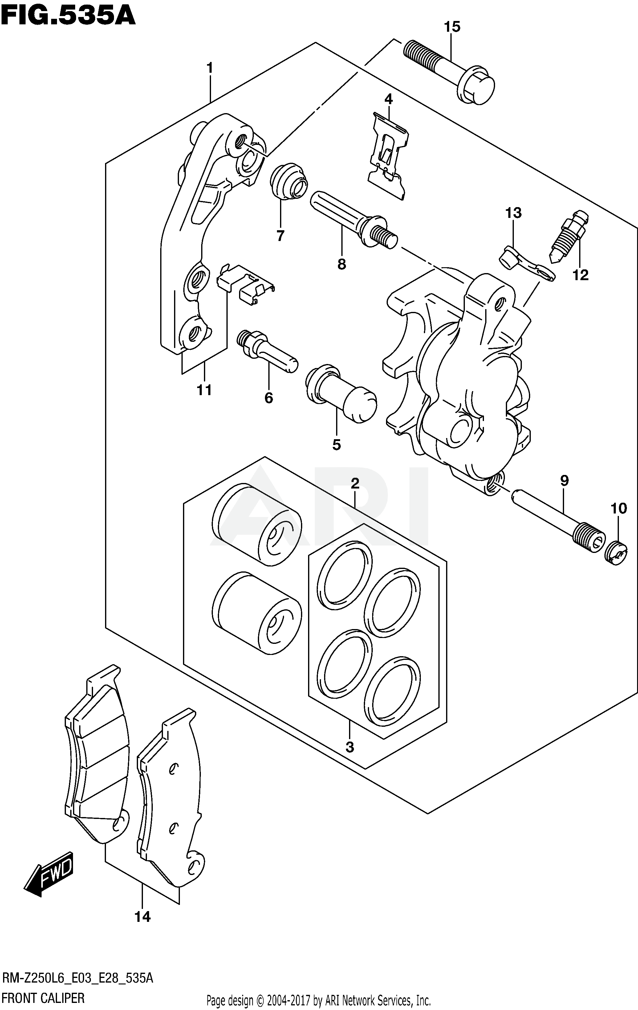 FRONT CALIPER