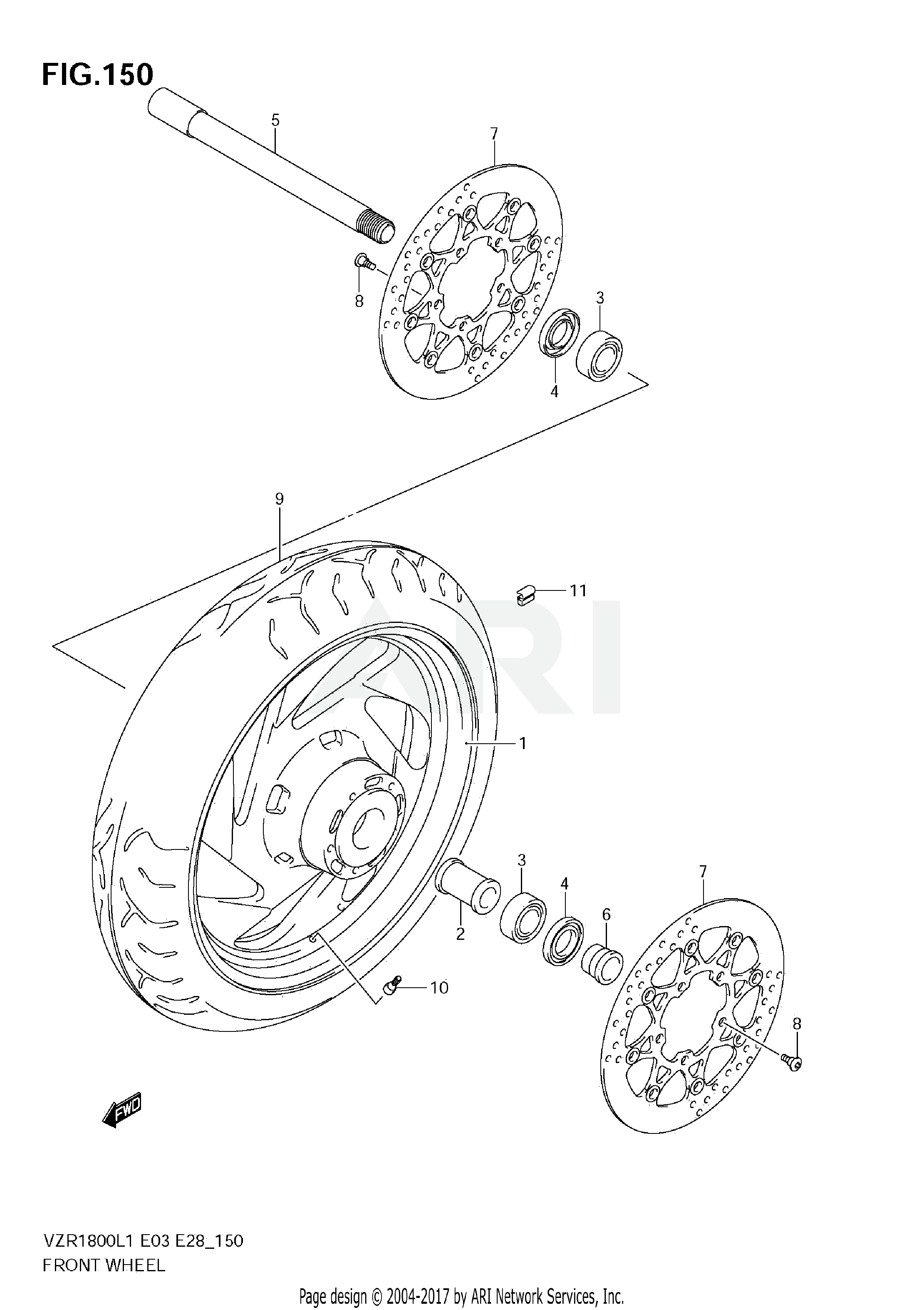 FRONT WHEEL (VZR1800Z L1 E3)