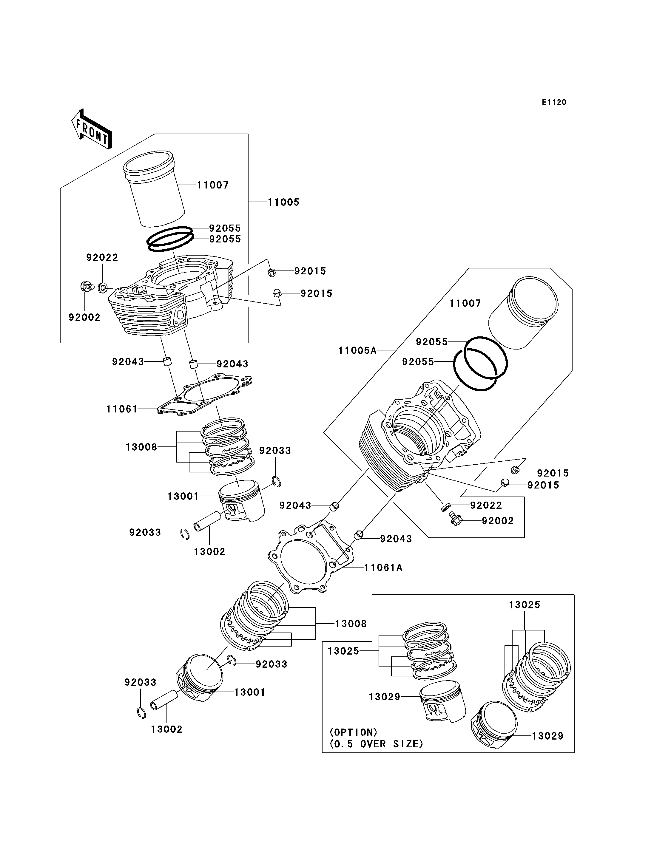 Cylinder/Piston(s)