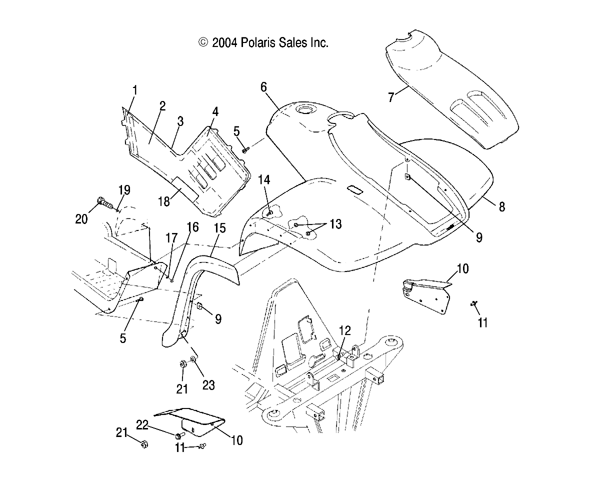 FRONT CAB - A05CD32AA/AB/AC (4994909490A05)